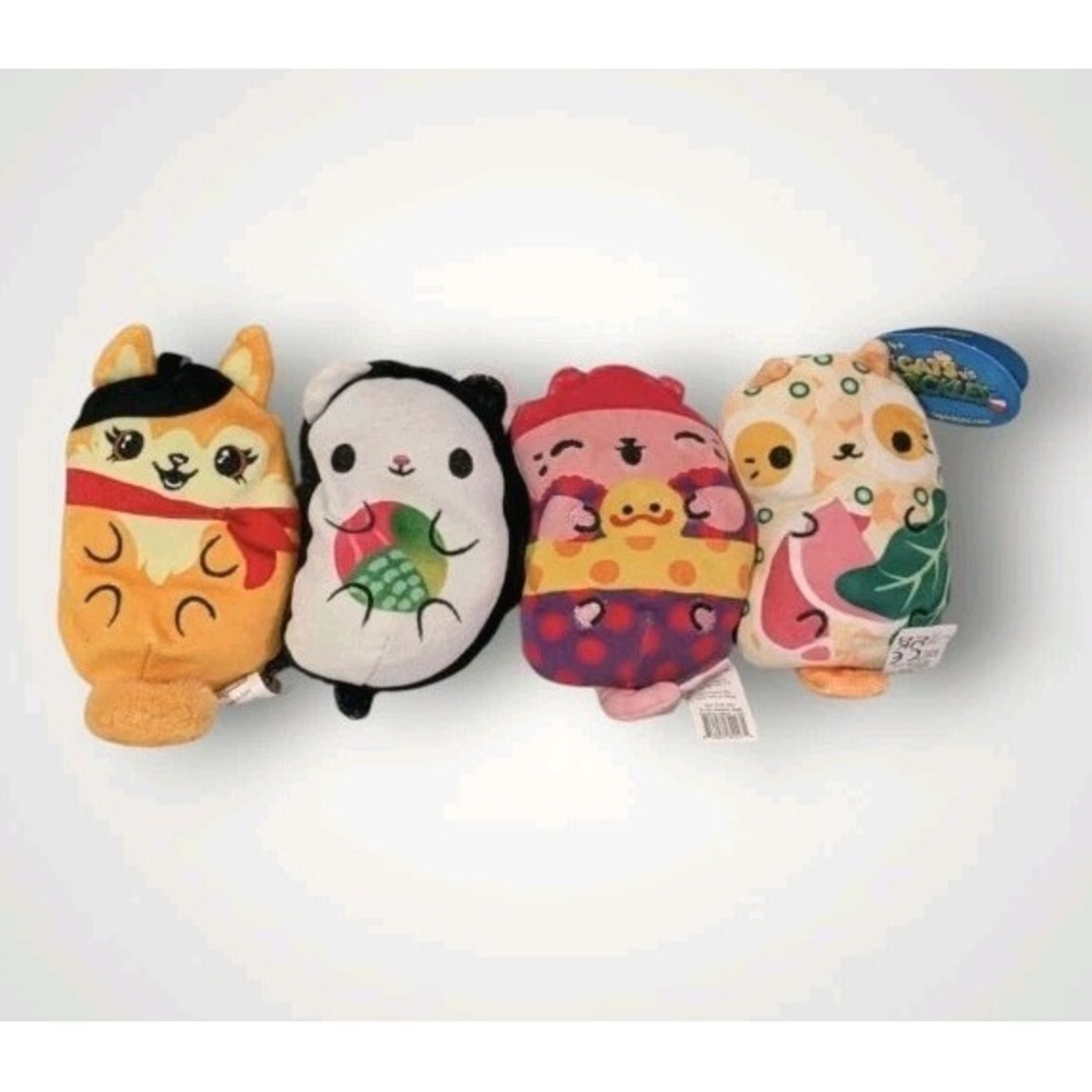 Cats Bears Dogs Vs Pickles Donuts Squirls Plush Sushi Miso Duck Pomeranian Zoey
